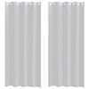 vidaXL Tenda in Velo 2 pz Grigio chiaro 245 x 140 cm Poliestere
