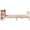 vidaXL Letto Libreria senza Materasso 120x200cm Legno Massello di Pino