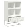 vidaXL Credenza Bianca 68x39x111,5 cm Acciaio