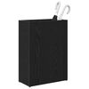 vidaXL Supporto per Ombrellone Rovere Nero 40 x 20 x 55,5 cm
