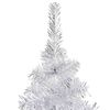 vidaXL Albero di Natale Preilluminato con Palline Argento 120 cm PET