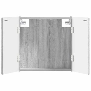 vidaXL Armadio per Dartboard DELFT Sonoma grigio 52,5 x 10,5 x 53,5 cm