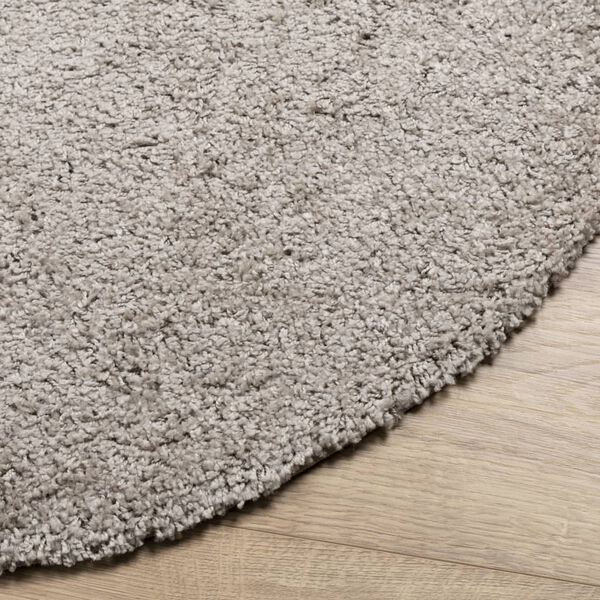 vidaXL Tappeto Shaggy PAMPLONA a Pelo Lungo Moderno Beige &Oslash; 160 cm