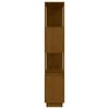 vidaXL Libreria/Divisorio Ambrato 80x25x132 cm Legno Massello di Pino