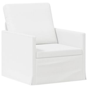 vidaXL Divano Singolo Bianco 70 x 81 x 82 cm Tessuto