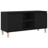 vidaXL Mobile TV 102 x 35 x 50 cm Rovere Nero Legno ingegnerizzato