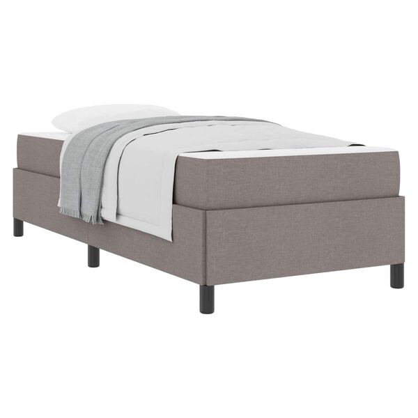 vidaXL Letto a molle con materasso Talpa 90 x 190 cm Tessuto