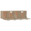 vidaXL Mobili Parete 2 pz Rovere Sonoma 80x35x36,5cm Legno Multistrato