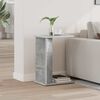 vidaXL Tavolino Grigio cemento 35 x 25 x 50 cm Legno multistrato