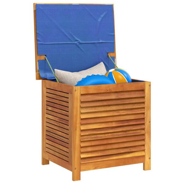 vidaXL Contenitore Giardino con Feritoia 50x60x56cm Massello Acacia