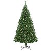 vidaXL Albero di Natale artificiale con 300 LED Verde 180 cm