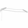 vidaXL Tenda da Sole Bianco 3,5 x 2,5 m Metallo
