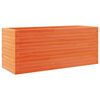 vidaXL Fioriera Giardino Marrone Cera 110x40x46 cm Legno Massello Pino