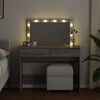 vidaXL Toeletta con LED Grigio Sonoma 100x40x120 cm