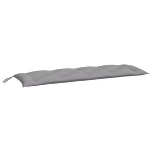 vidaXL Cuscino per Panca Grigio 150x50x7 cm in Tessuto Oxford