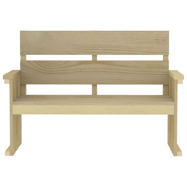 vidaXL Set da Pranzo da Giardino 4 pz in Legno di Pino Impregnato