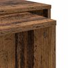 vidaXL Set di Tavolini da Caff&egrave; 2 pcs Legno vecchio Legno multistrato