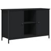 vidaXL Mobile Porta TV Nero 100x35x65 cm in Legno Multistrato