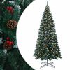 vidaXL Albero di Natale Artificiale con Rami Pieghevoli 500 cm 900 LED