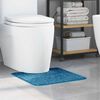 vidaXL Tappeto Antiscivolo per Bagno con Taglio per Toilette Blu