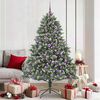 vidaXL Albero di Natale artificiale con 300 LED Verde 180 cm