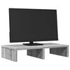 vidaXL Supporto per Monitor Grigio Sonoma 50x27x10 cm in Truciolato