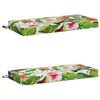 vidaXL Cuscini per Panchina SOEST 2 pz 100% Poliestere Multicolore