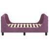 vidaXL Struttura letto per bambini con testata Viola 70 x 140 cm