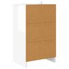 vidaXL Comodino Bianco Lucido 40 x 30 x 467 cm Legno multistrato