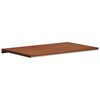 vidaXL Soglia della Finestra Legno Marrone 100 x 50 x 4,5 cm PVC