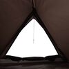 vidaXL Tenda da Campeggio per 2 Persone Marrone Impermeabile