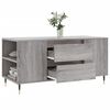 vidaXL Tavolino Salotto Grigio Sonoma 102x44,5x50 cm Legno Multistrato