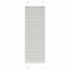 vidaXL Tenda Plissettata Grigio Chiaro 50x100 cm Larghezza Tessuto