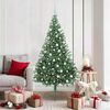 vidaXL Albero di Natale artificiale con luci integrate Verde 180 cm