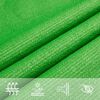 vidaXL Vela Parasole 160 g/m² Trapezio Verde Chiaro 4/5x4 m in HDPE