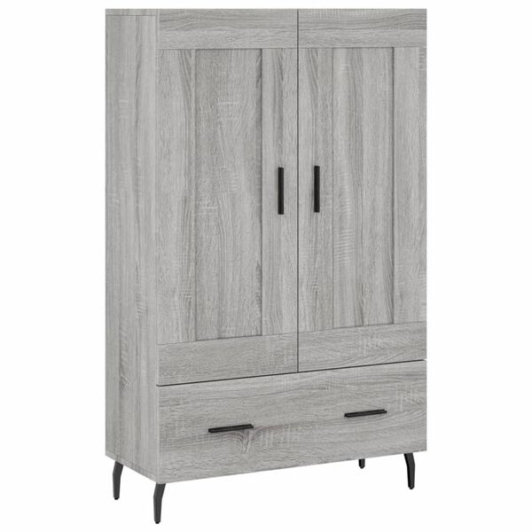 vidaXL Credenza Grigio Sonoma 69,5x31x115 cm in Legno Multistrato