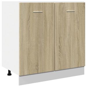 vidaXL Mobile Sottolavello &ldquo;Lyon&rdquo; Rovere Sonoma 80x46x81,5
