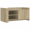 vidaXL Tavolino Salotto Rovere Sonoma 100x50x50cm in Legno Multistrato
