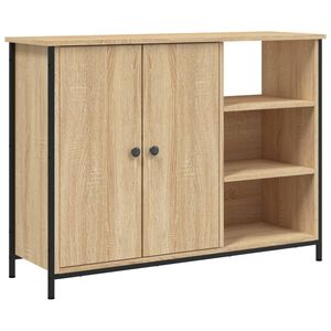 vidaXL Credenza Rovere Sonoma 100x33x75 cm in Legno Multistrato