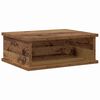 vidaXL Comodino 2 pcs Legno vecchio 40 x 31 x 15 cm Legno multistrato