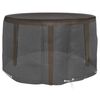 vidaXL Copertura Mobili da Giardino con 6 Occhielli Ø125x75 cm Rotonda