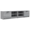 vidaXL Mobili TV 2 pz Grigio Sonoma 80x35x36,5 cm in Legno Multistrato