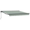 vidaXL Struttura della tenda Verde e Bianco 350 x 250 cm