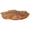 vidaXL Portafrutta JEPARA Marrone Teak &Oslash; 40 cm