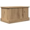 vidaXL Scatola Portaoggetti Rovere Artigianale 30x50x28 cm Multistrato