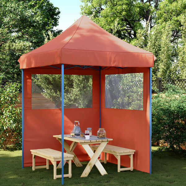 vidaXL Tenda Party Terracotta 200 x 200 x 306 cm Tessuto Oxford