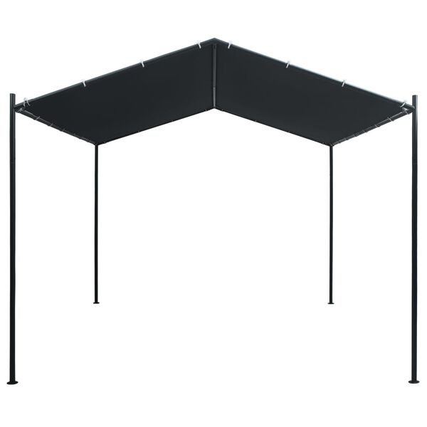 vidaXL Gazebo Padiglione Tenda Tettoia 3x3 m in Acciaio Antracite
