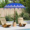 vidaXL Parasol Balinese Blu 215 x 215 x 260 cm
