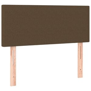 vidaXL Testiera Marrone Scuro 90x5x78/88 cm in Tessuto