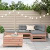 vidaXL Set Divani Giardino 5 pz con Cuscini Legno Massello di Douglas